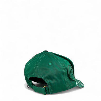 🟢 Louis Vuitton Monogram Logo Cap | Green & White