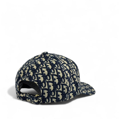 ✨ Dior Oblique Cap with 3D Gold "DIOR" Embroidery | Luxury Designer Hat
