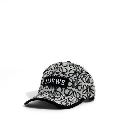 Loewe Anagram Monogram Baseball Cap – Luxury Designer Unisex Hat ⚫⚪✨
