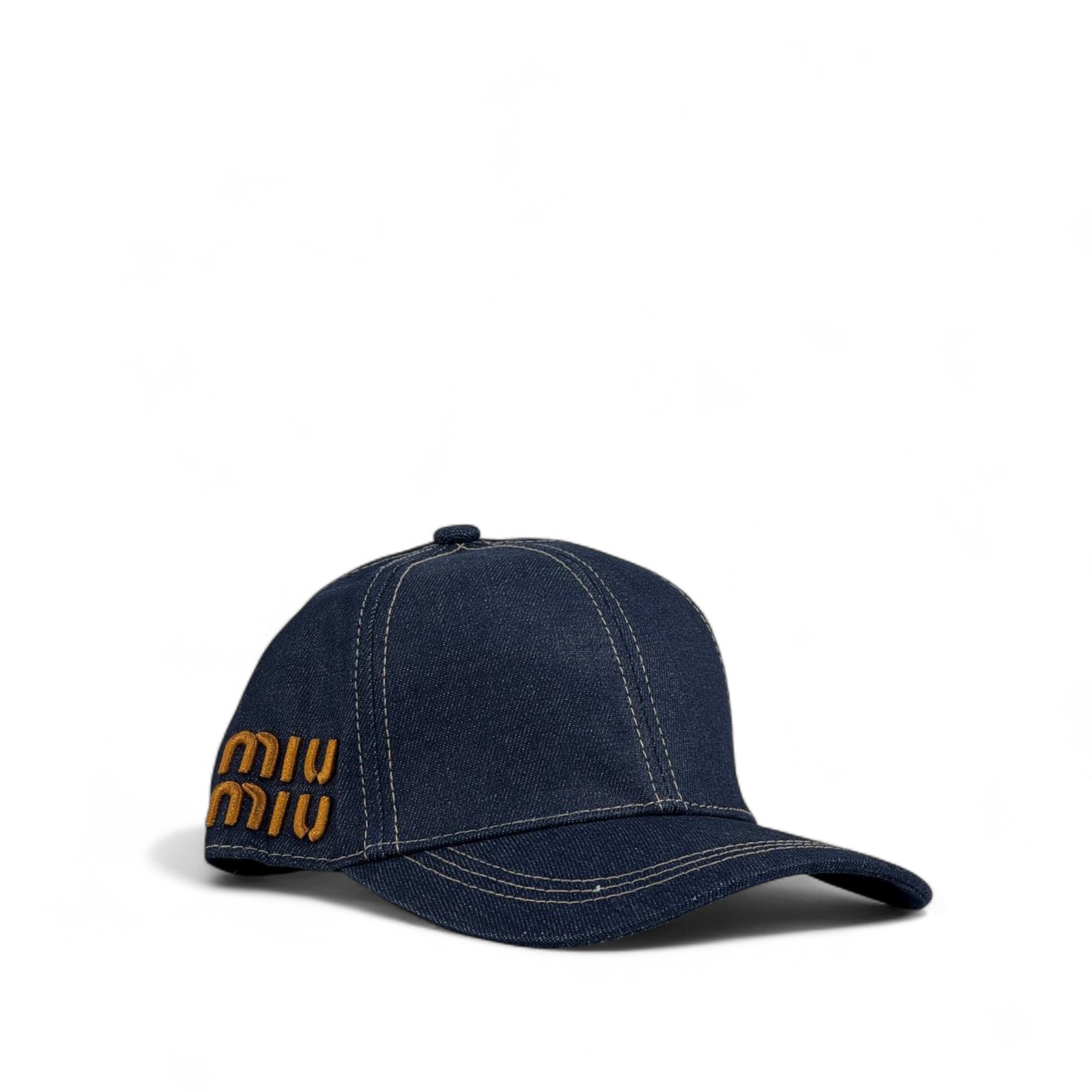 Miu Miu Denim Baseball Cap – Luxury Designer Unisex Hat 🔵✨