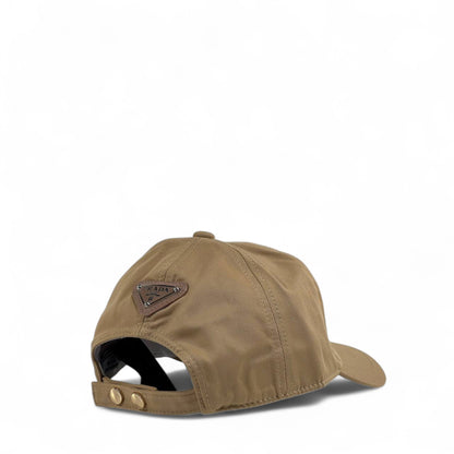 Prada Beige Embroidered Baseball Cap – Luxury Designer Unisex Hat 🤎✨