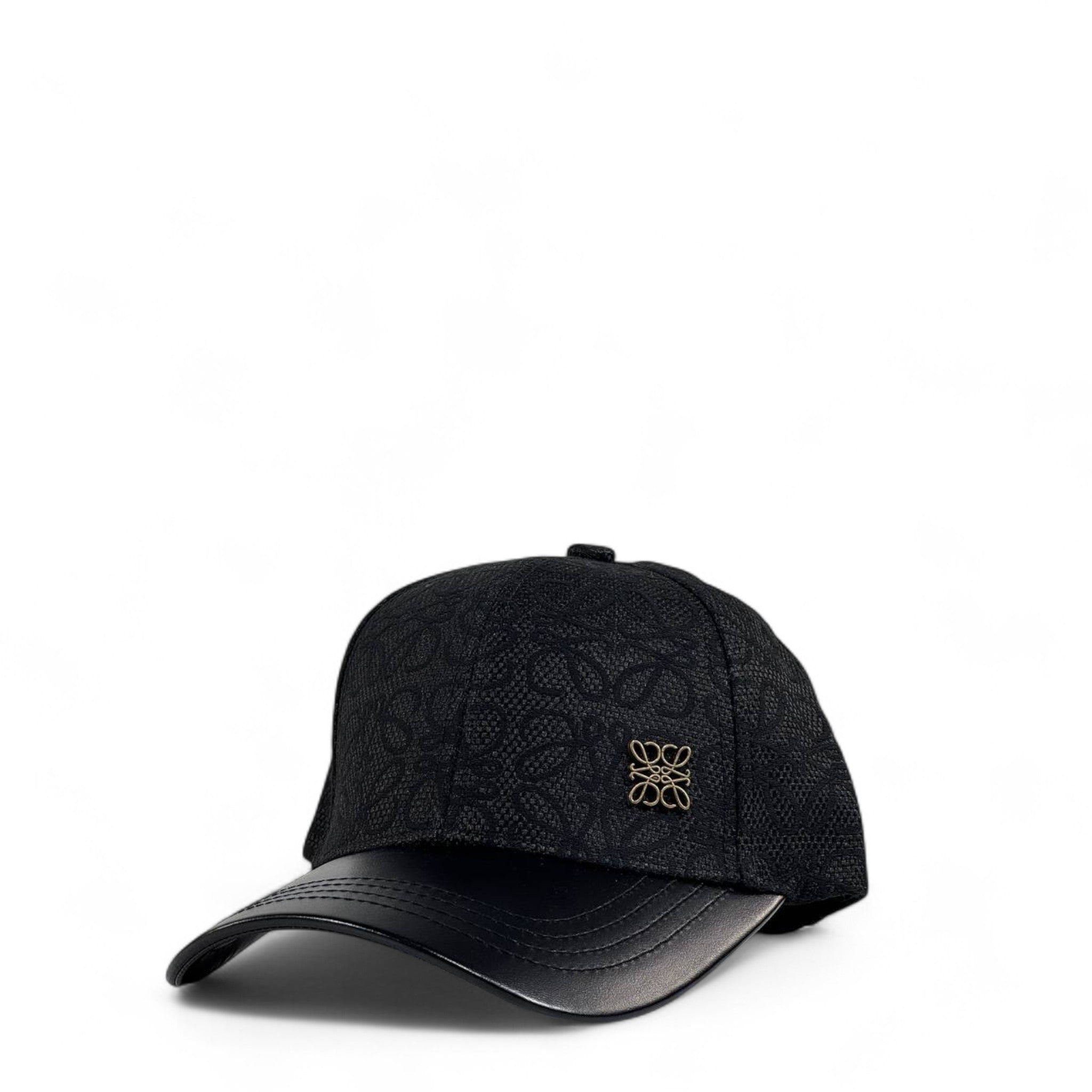 Loewe Monogram Black Cap – Luxury Designer Baseball Hat 🖤✨