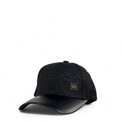 Loewe Monogram Black Cap – Luxury Designer Baseball Hat 🖤✨