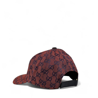 Gucci Burgundy GG Monogram Cap – Luxury Designer Hat 🍷✨