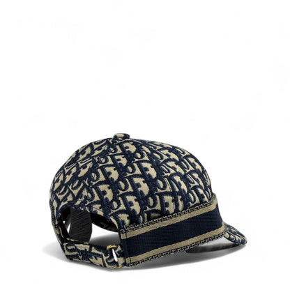 Christian Dior Paris Oblique Embroidered Cap 🧢✨ Luxury Designer Hat