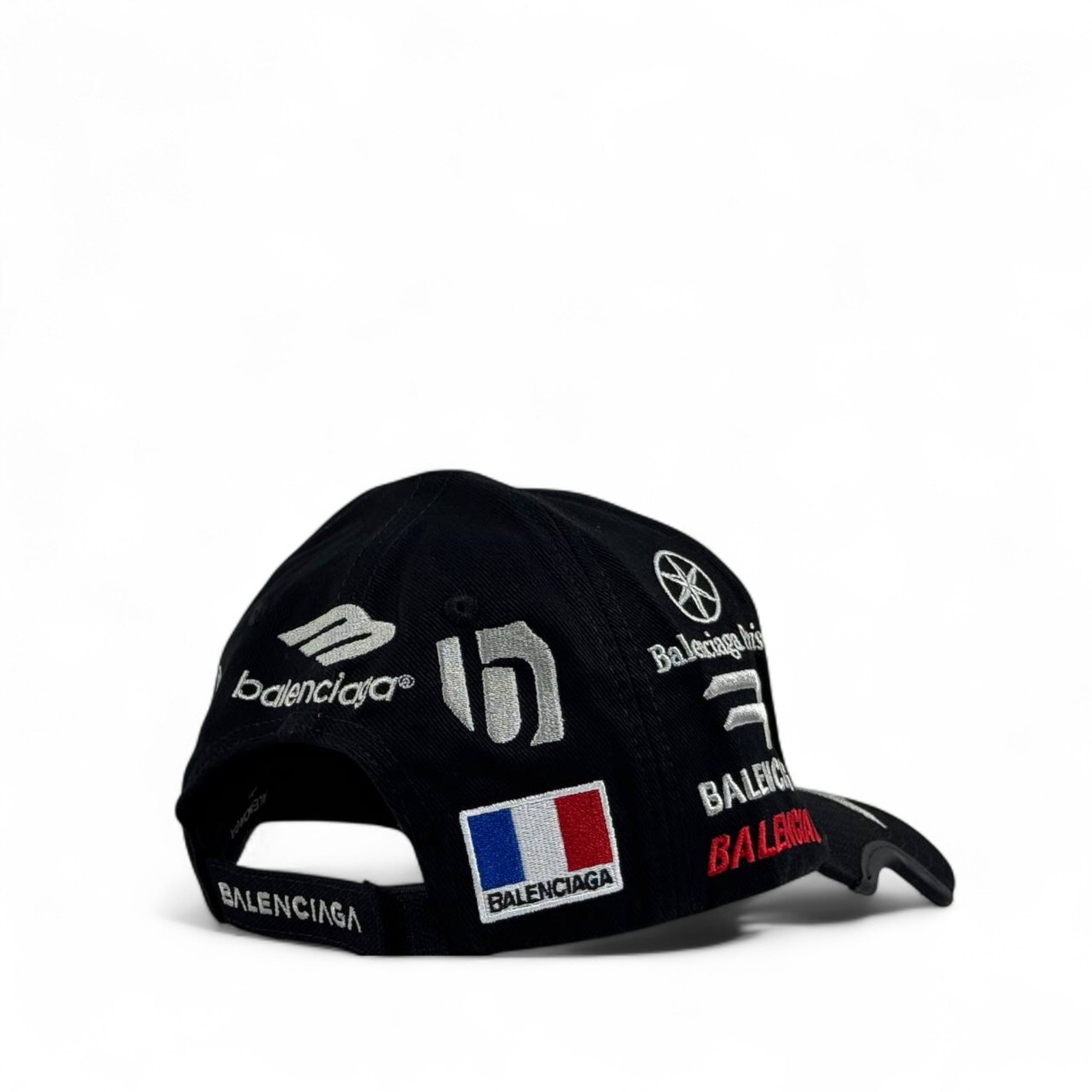 Balenciaga Racing Logo Cap 🧢 | Black Luxury Designer Streetwear Hat 🚀