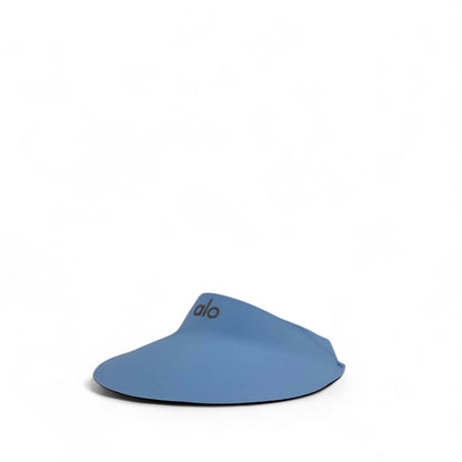 Alo Yoga Sky Blue Wide-Brim Futuristic Visor 💙 | Luxury Sun Shield