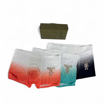 Gucci Men’s Boxer Briefs (3-Pack) – Designer Gradient Underwear Set