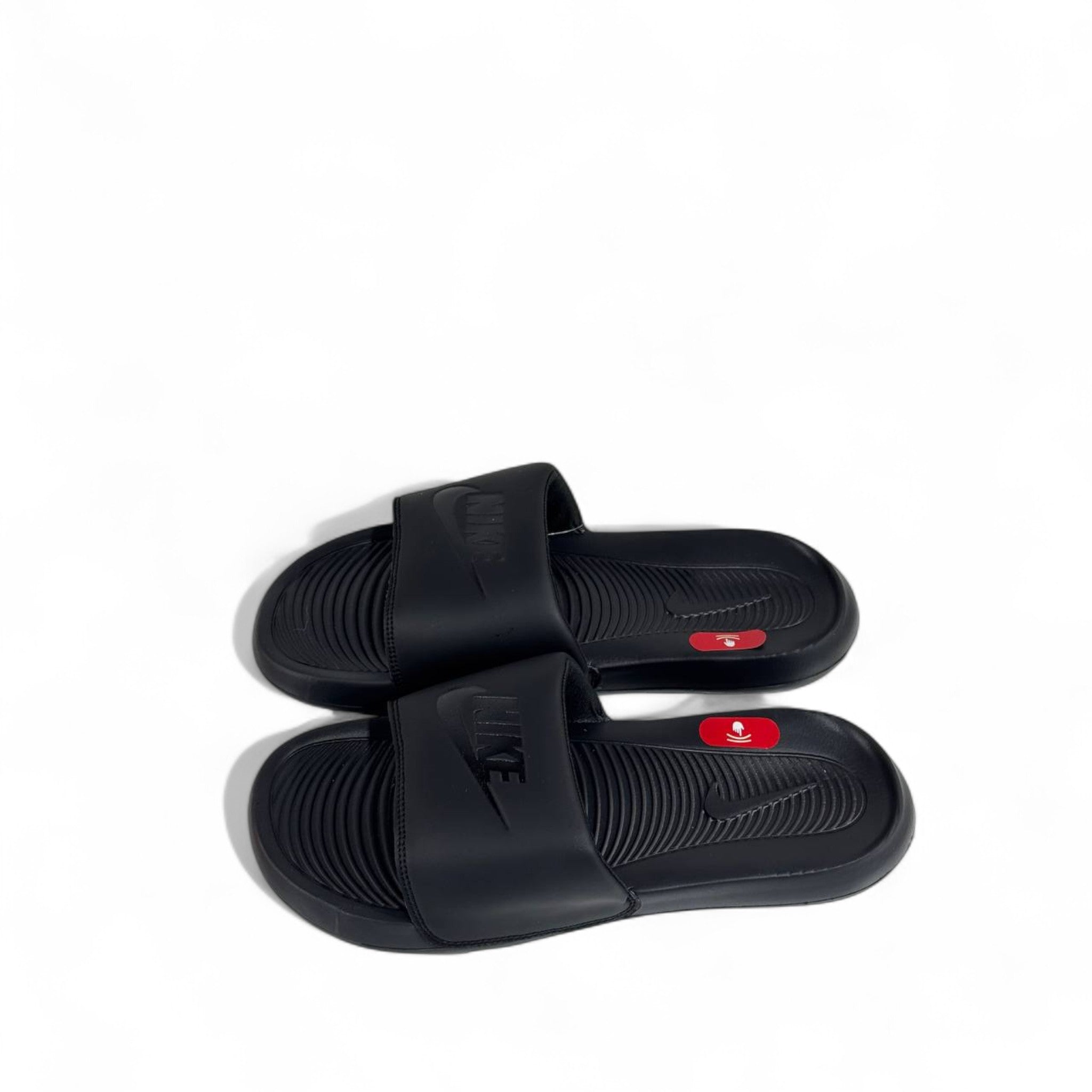⚫ Nike Triple Black Slides – Classic All-Black Comfort Slippers 🖤