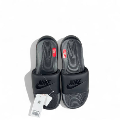 ⚫ Nike Triple Black Slides – Classic All-Black Comfort Slippers 🖤