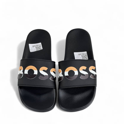 Hugo Boss Black Logo Slides – Multicolor Bold Design