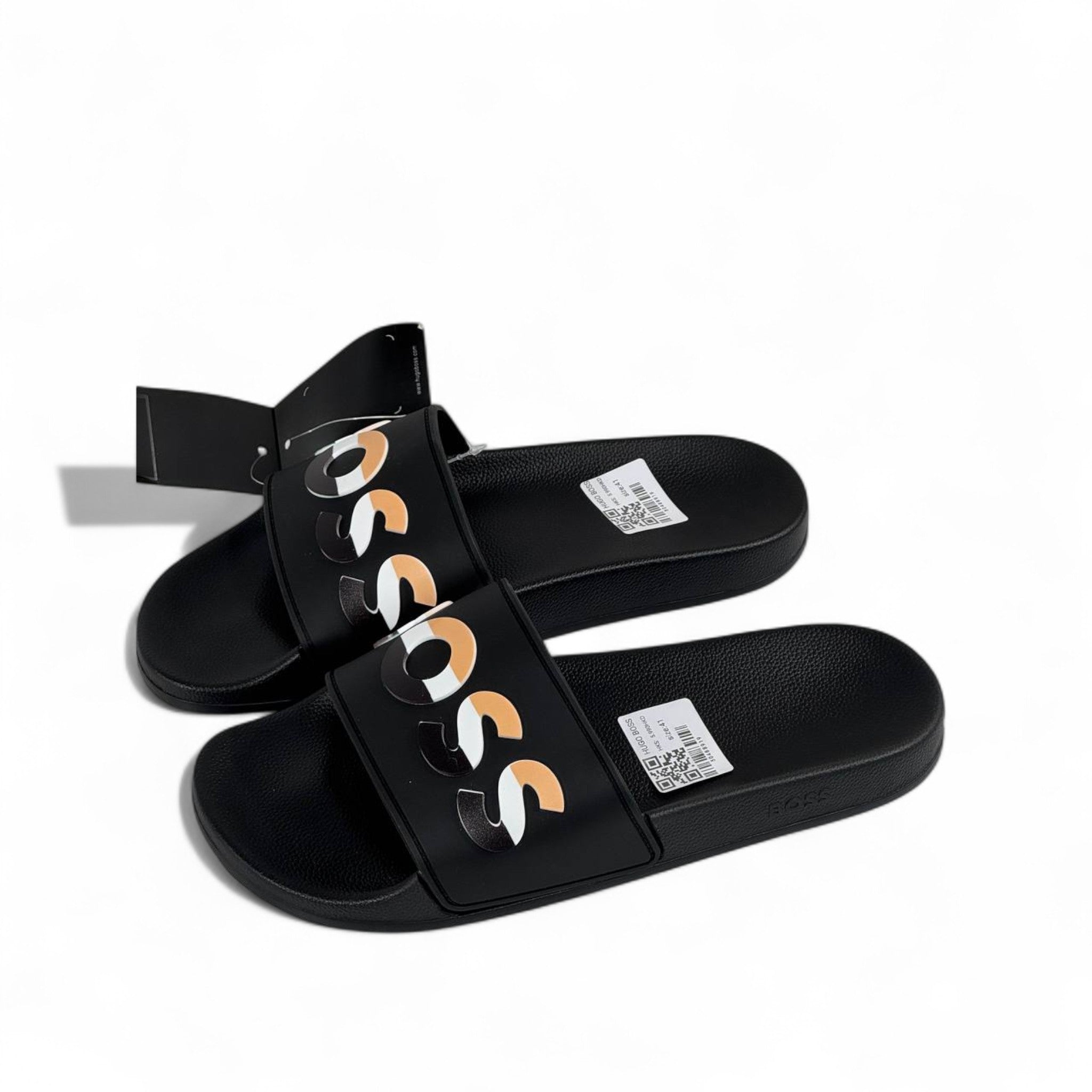 Hugo Boss Black Logo Slides – Multicolor Bold Design