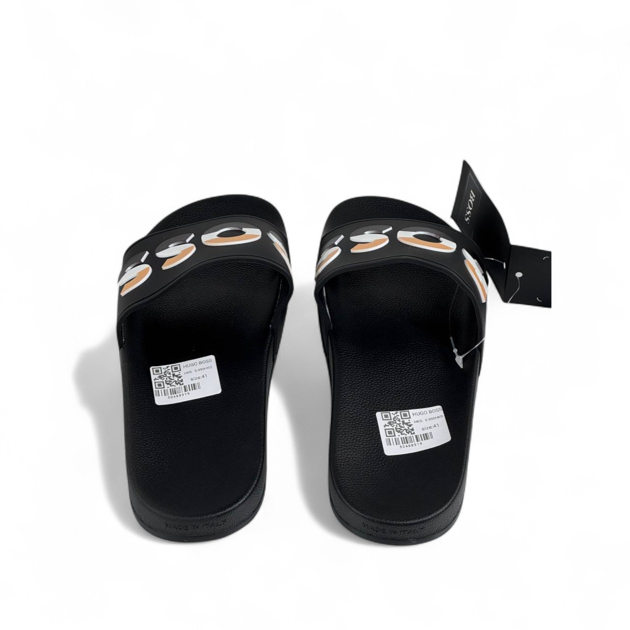 Hugo Boss Black Logo Slides – Multicolor Bold Design