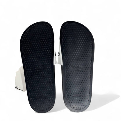 Givenchy Paris White Strap Slides – Luxury Designer Sandals