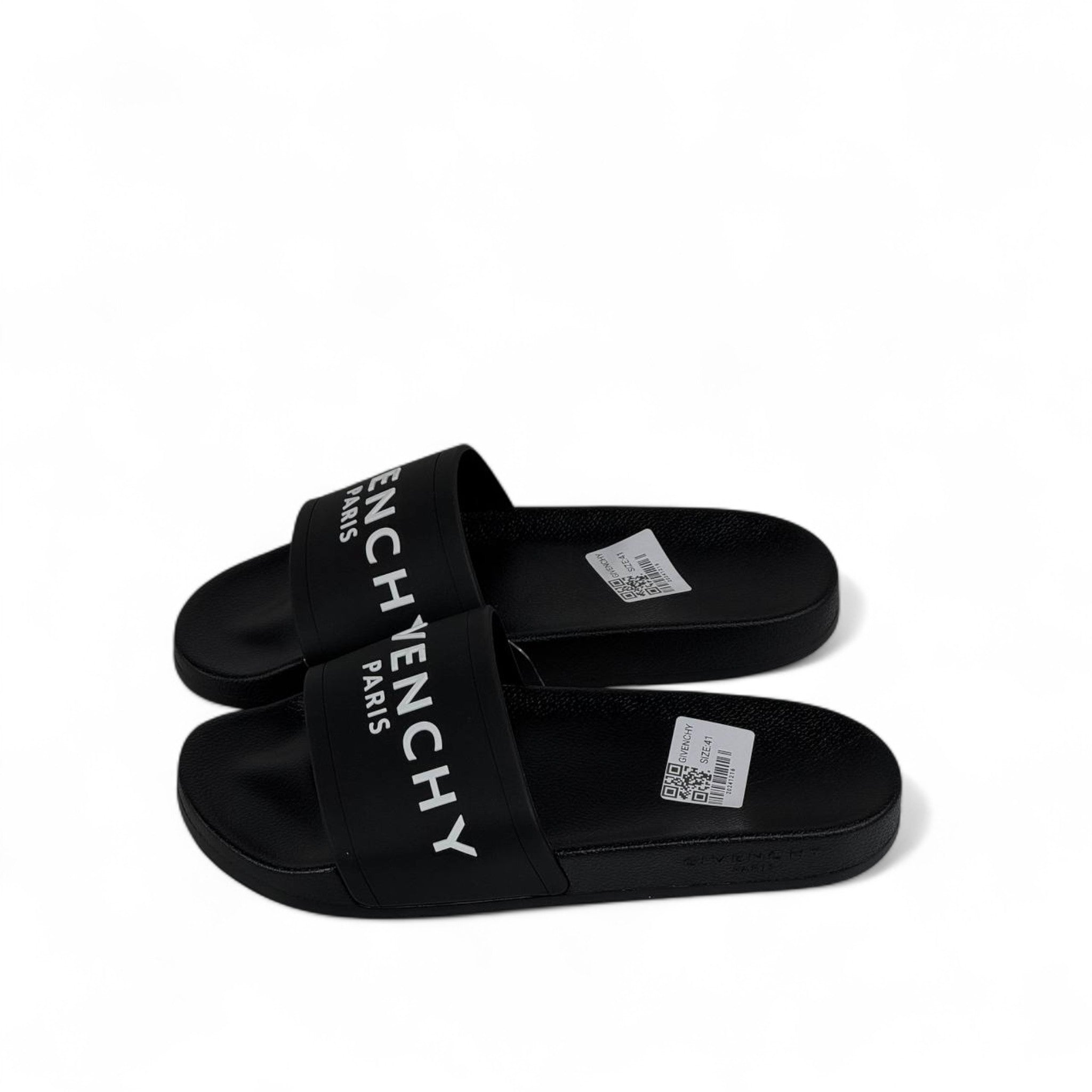 Givenchy Paris Black Slides – Iconic Logo Sandals
