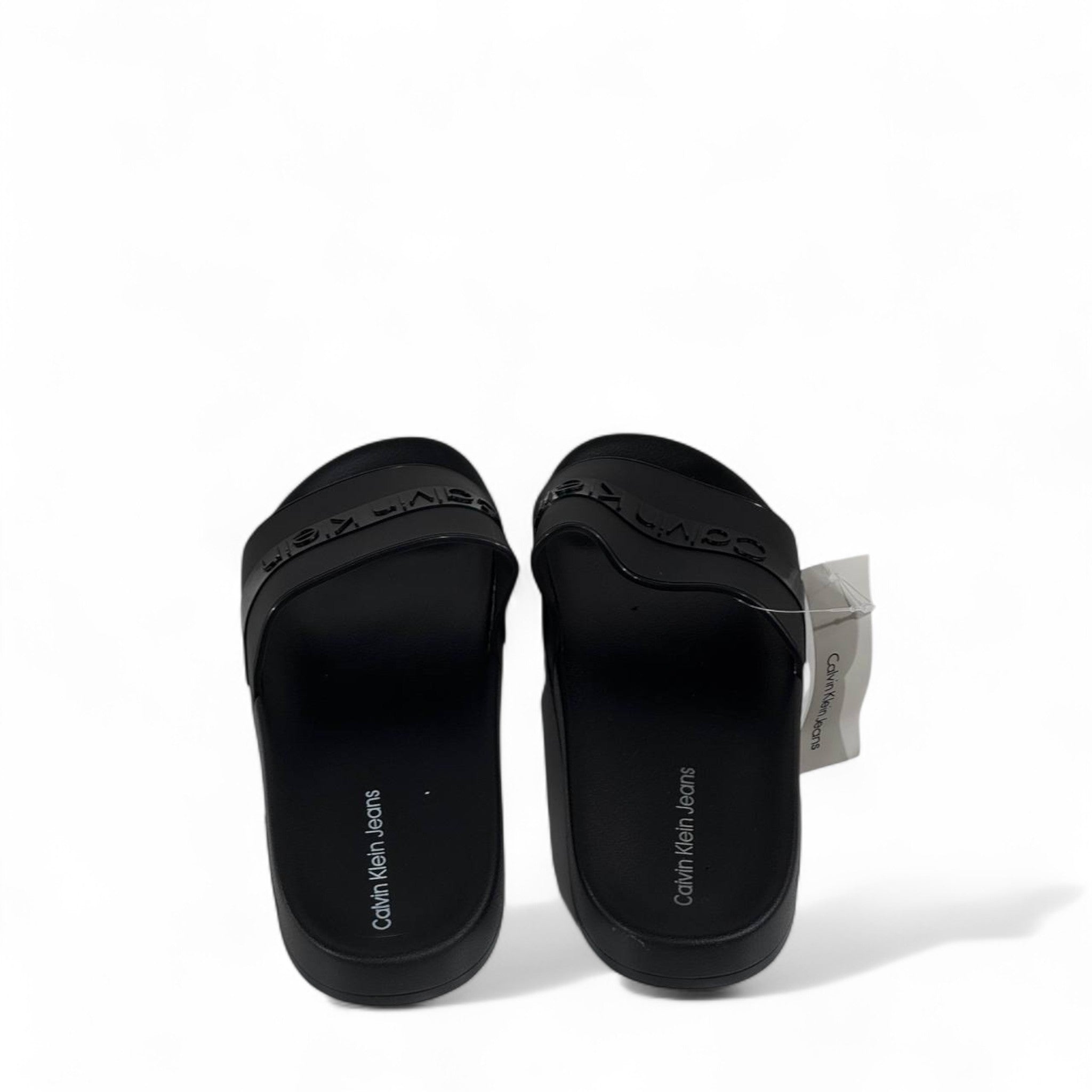🖤 Calvin Klein Jeans Black Slides – Premium Comfort Slippers