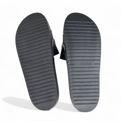🖤 Calvin Klein Jeans Black Slides – Premium Comfort Slippers