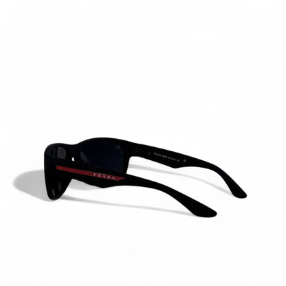 🕶️ Prada Linea Rossa Sunglasses – Black & Red Sporty Luxury Shades 🔴⚫ | Designer Eyewear
