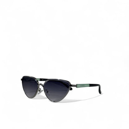 ✨ Chanel Cat-Eye Gradient Sunglasses – Black & Green