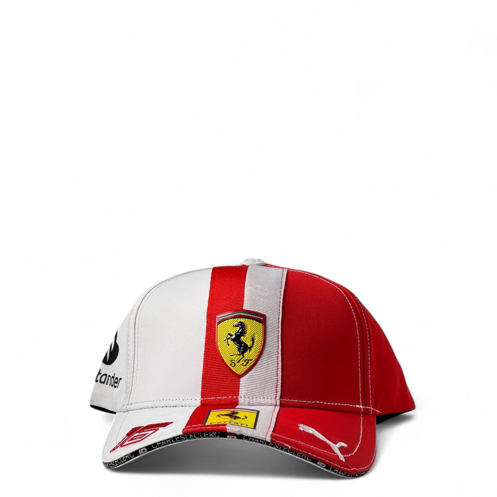 Scuderia Ferrari Charles Leclerc 2023 Team Cap – Red & White Edition by Puma 🏎️