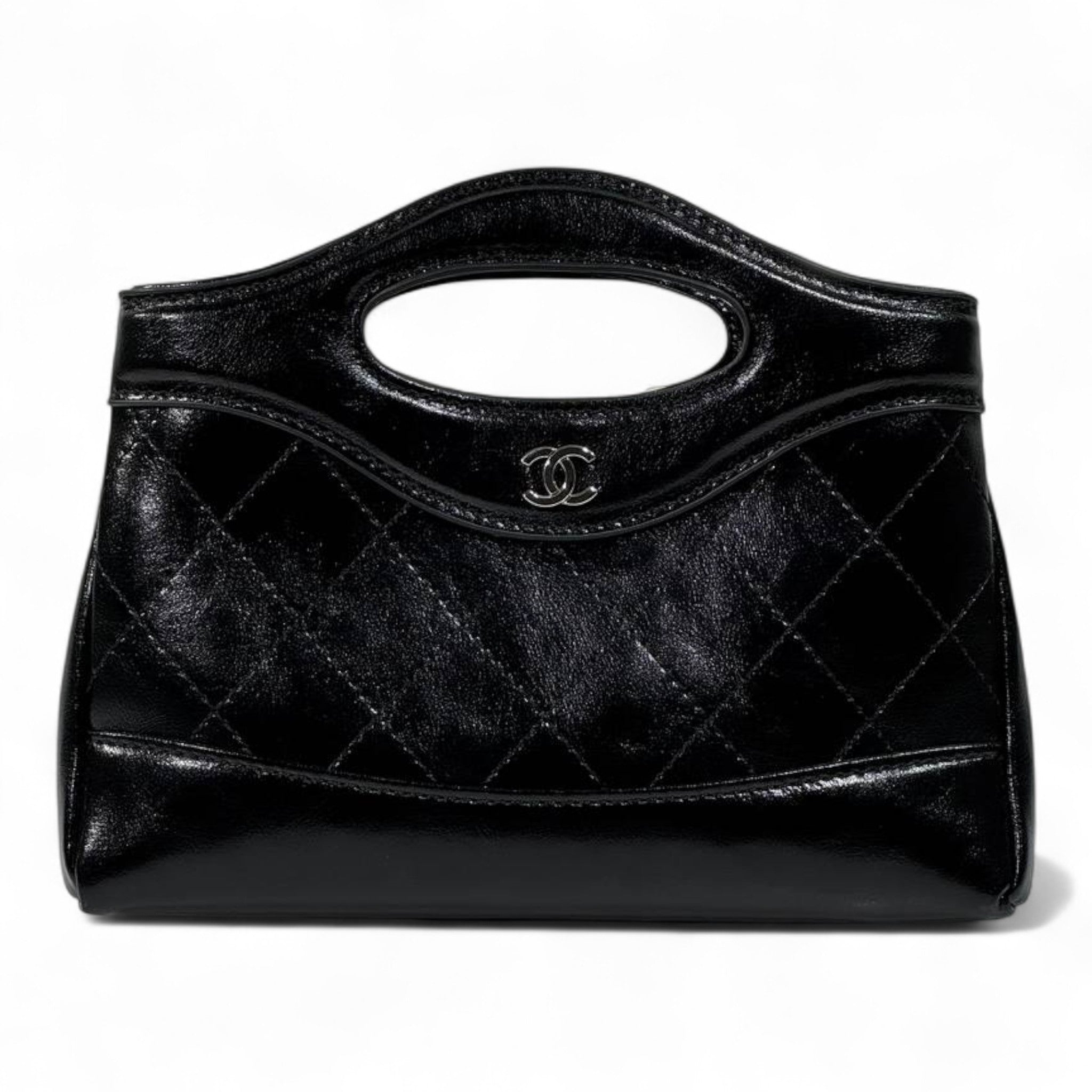 Chanel Black Quilted Handle Bag – Classic Timeless Luxury Edition 🖤✨