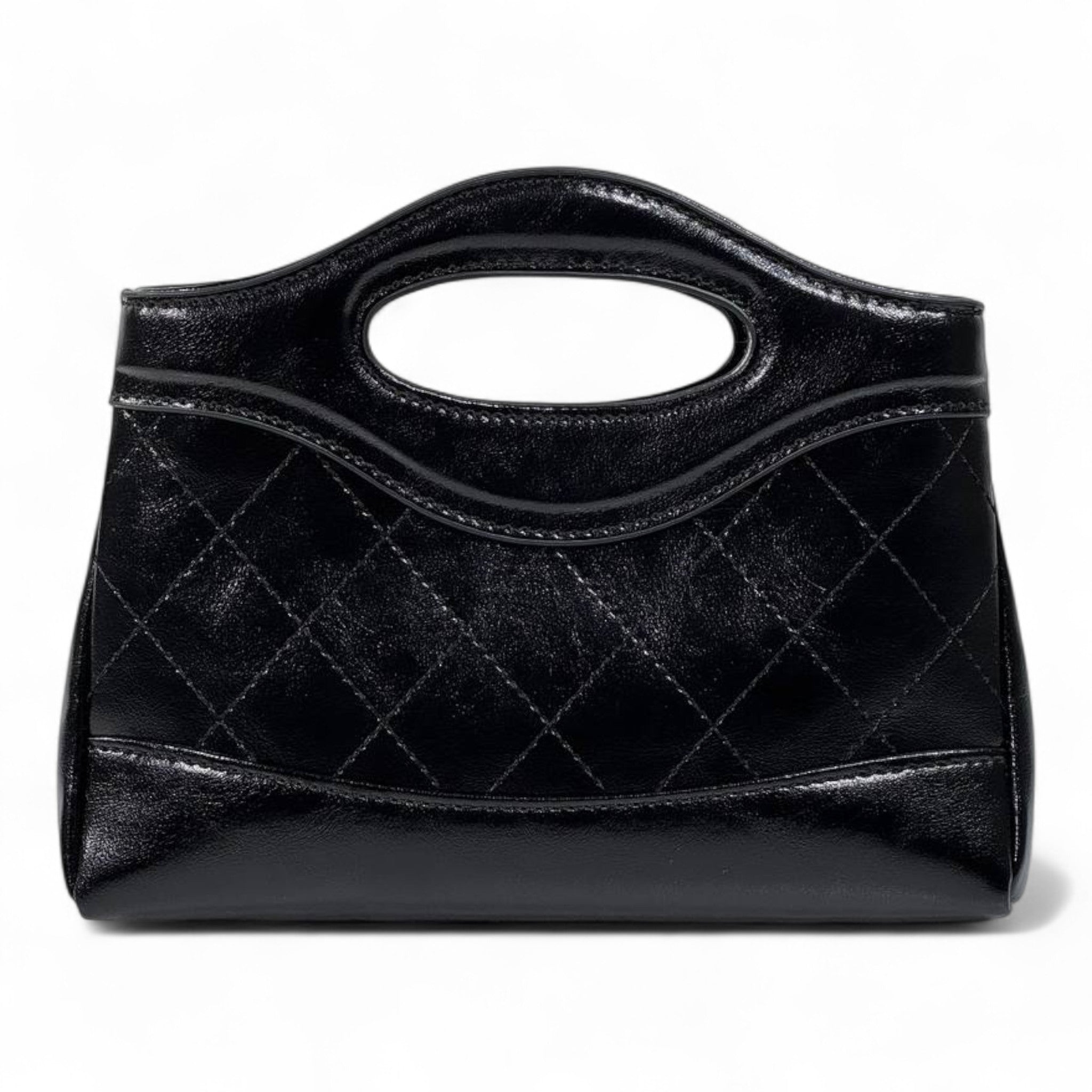 Chanel Black Quilted Handle Bag – Classic Timeless Luxury Edition 🖤✨