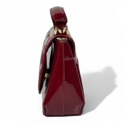 ✨ D&G Glossy Red Patent Top-Handle Bag – Bold, Chic & Unforgettable ✨