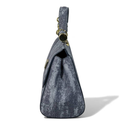 Dolce & Gabbana Denim-Texture Top Handle Bag 💙✨