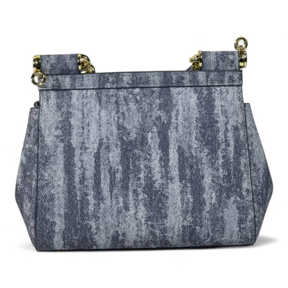 Dolce & Gabbana Denim-Texture Top Handle Bag 💙✨