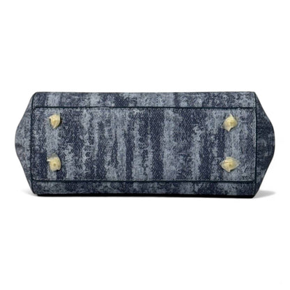 Dolce & Gabbana Denim-Texture Top Handle Bag 💙✨