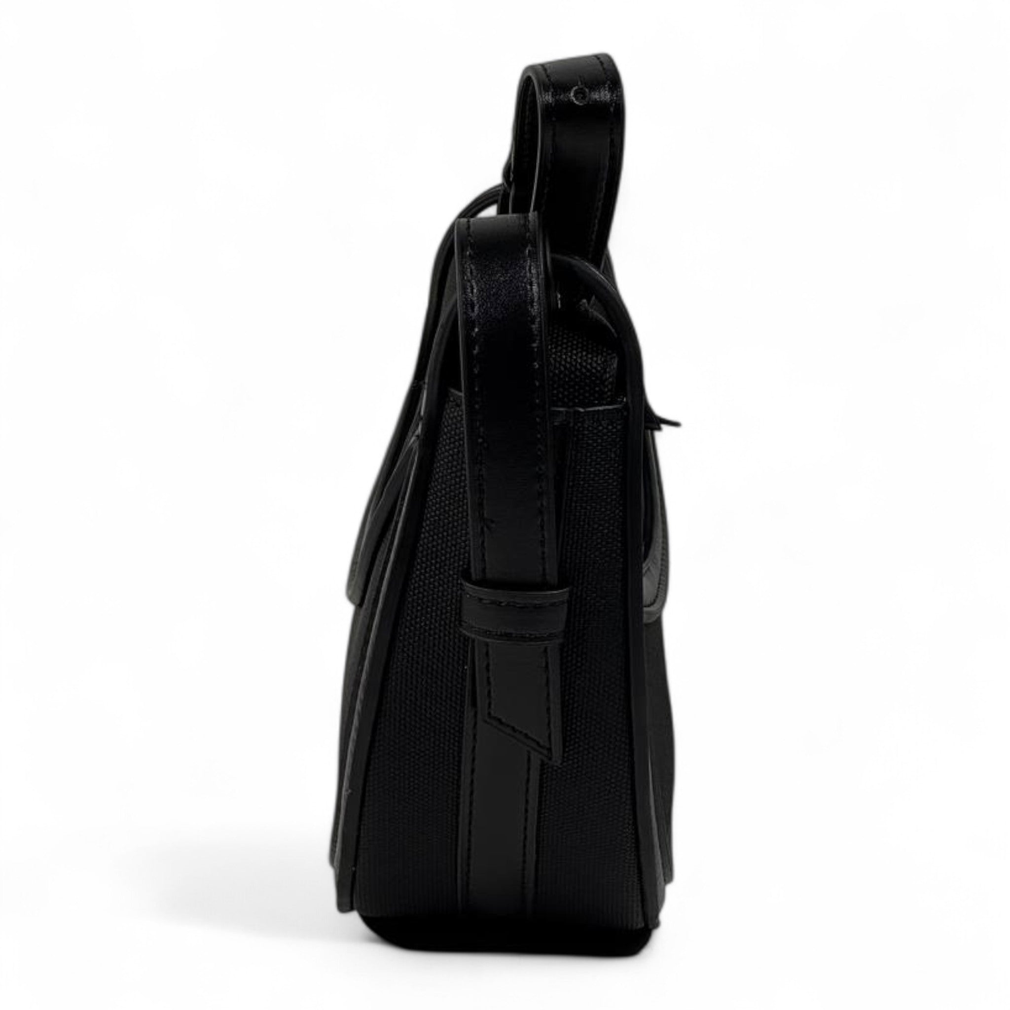 Polène Black Half-Moon Crossbody Bag ✨🖤 | Sculpted Minimalist French Luxury