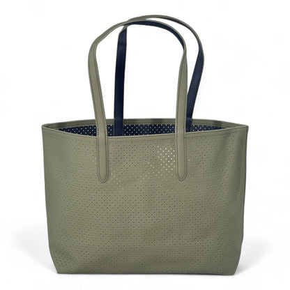 ✨ Lacoste Double-Face Reversible Sports Tote – Navy & Olive Edition ✨