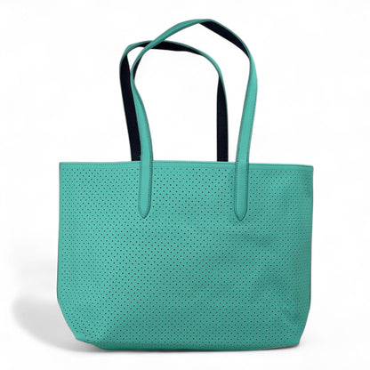 ✨ Lacoste Double-Face Reversible Sports Tote – Navy & Mint Edition ✨