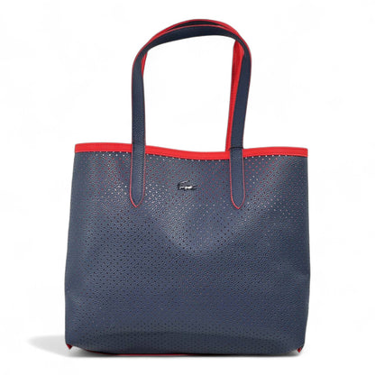 ✨ Lacoste Double-Face Reversible Sports Tote – Navy & Red Edition ✨