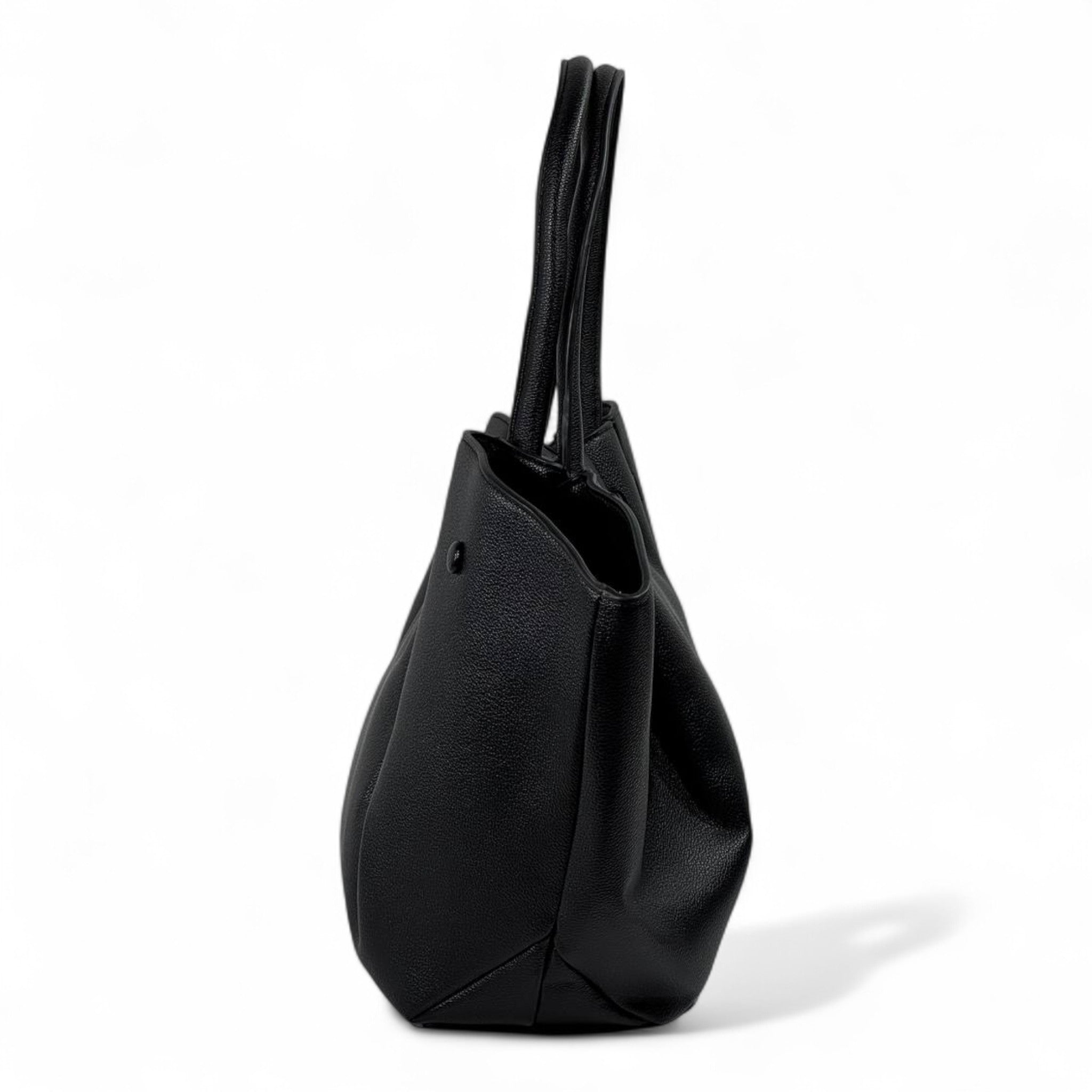 ✨ DeMellier London Soft Sculpted Tote – Black Luxe Edition ✨