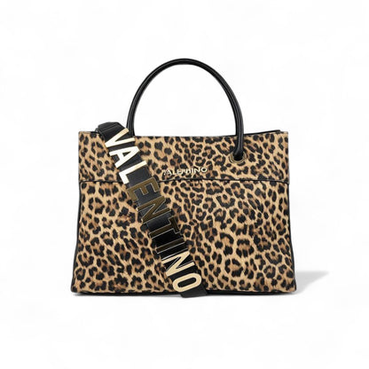 ✨ Valentino Leopard Print Tote – Bold Signature Strap Edition ✨