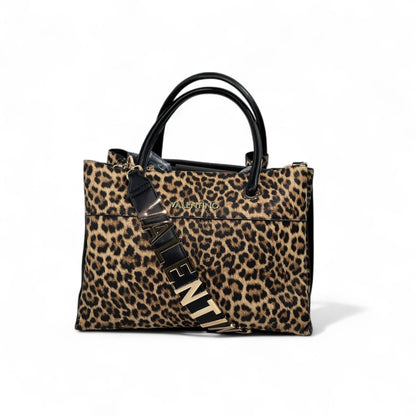 ✨ Valentino Leopard Print Tote – Bold Signature Strap Edition ✨