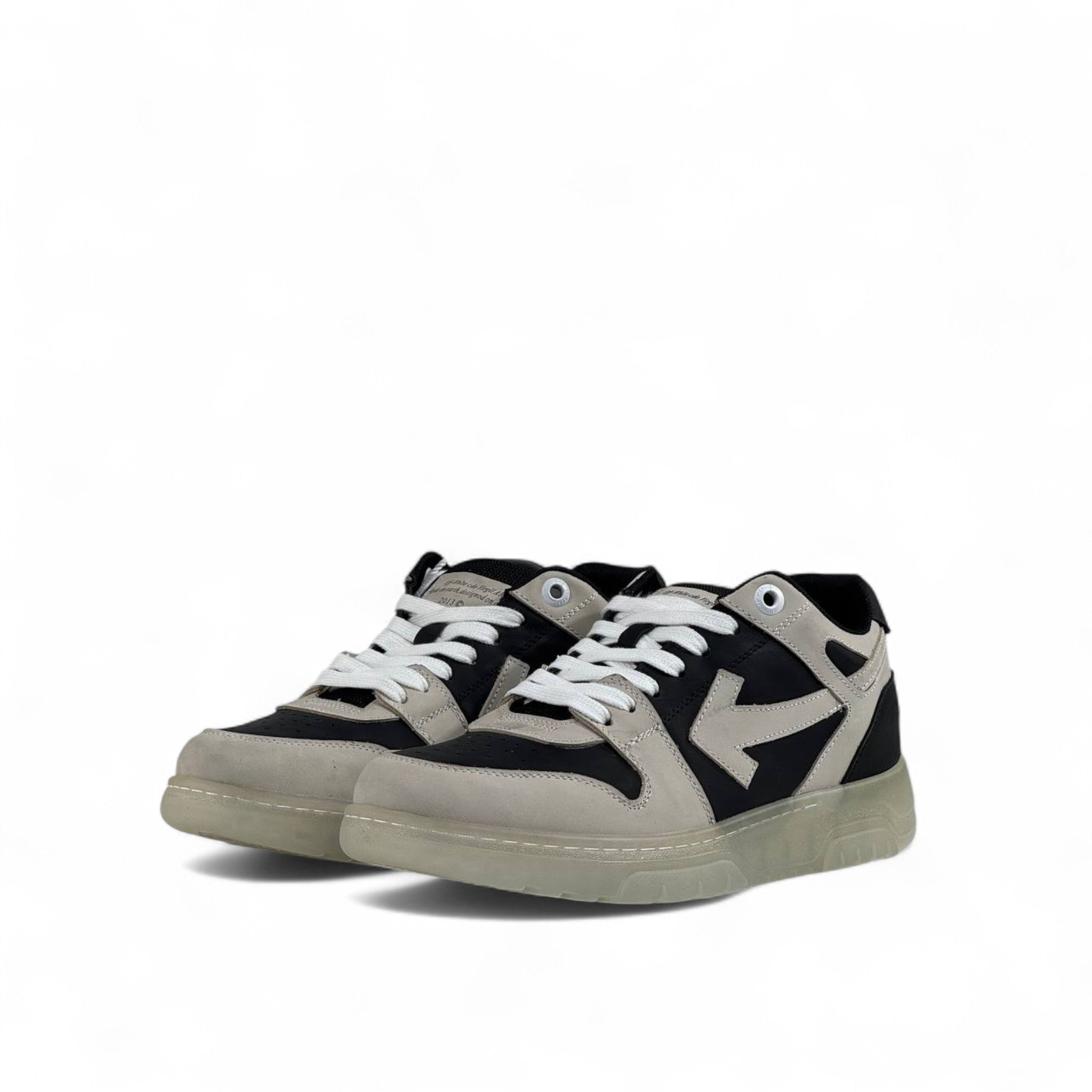 Off-White™ Out of Office “13” Sneakers – Grey/Black/Blue Limited Edition