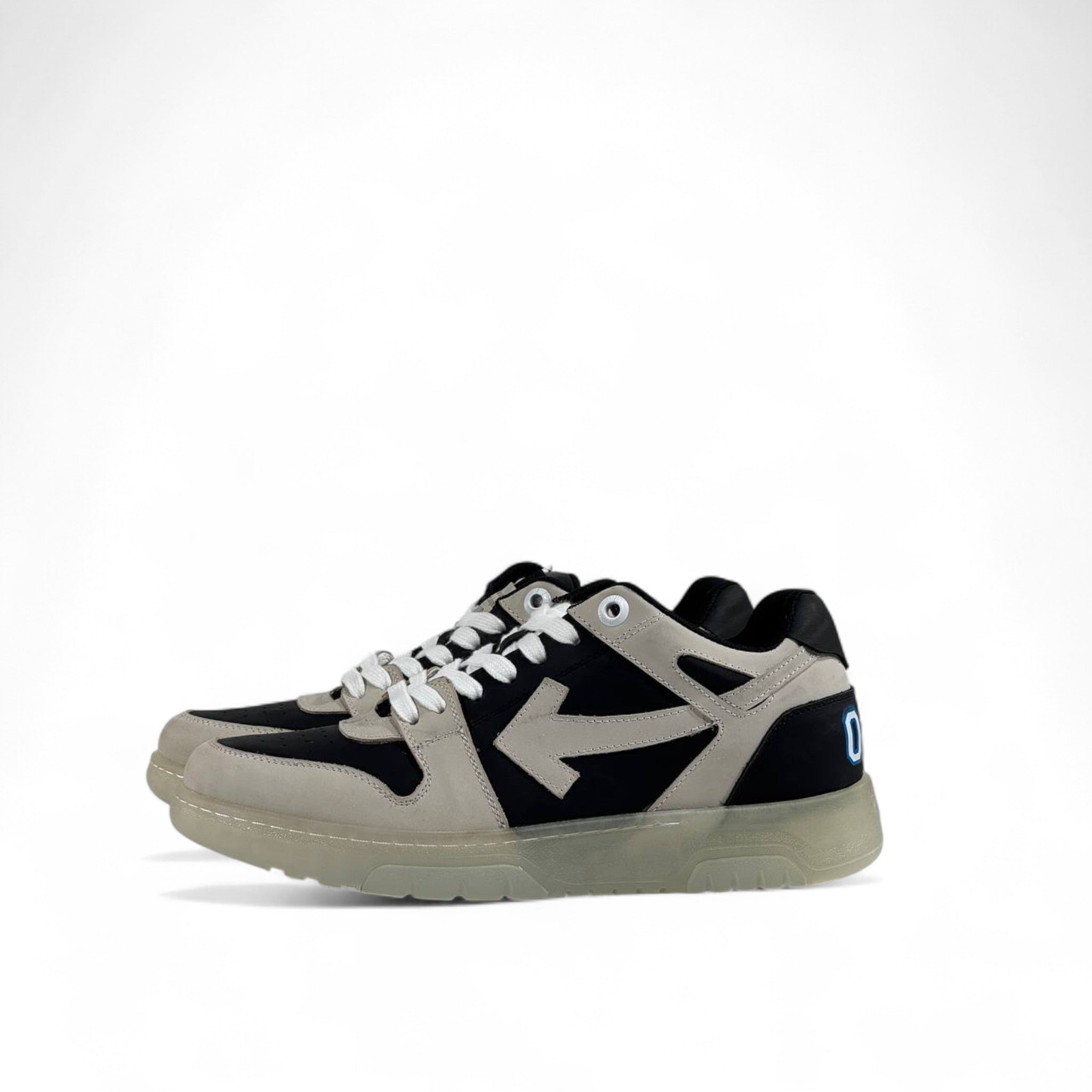 Off-White™ Out of Office “13” Sneakers – Grey/Black/Blue Limited Edition