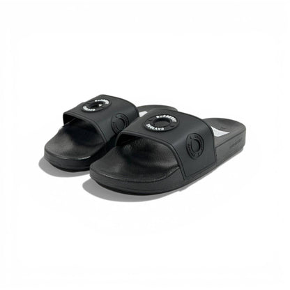 ⚫ Burberry Slides – Black Edition 🖤✨