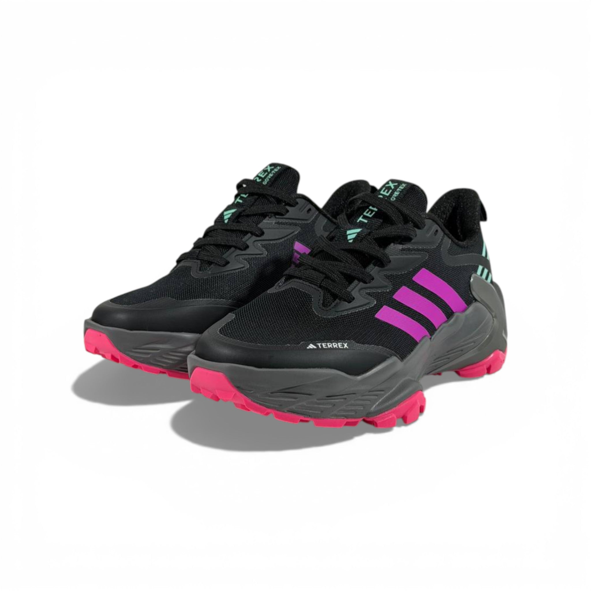 Adidas Terrex Women’s Black & Pink Trail Sneakers 👟🖤💗 Sport Performance Running Shoes 🏃‍♀️✨