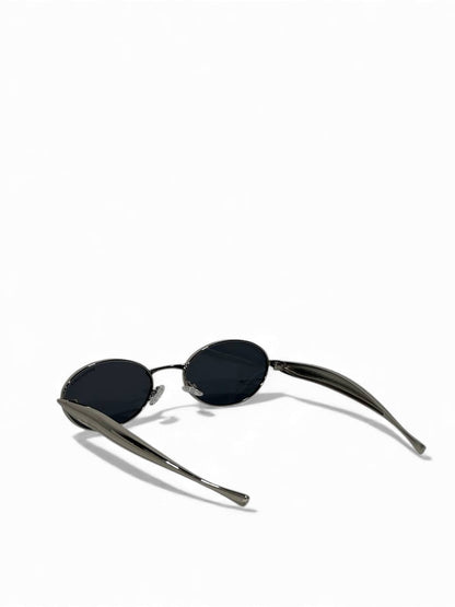 🖤 Bottega Veneta Inspired Oval Black Sunglasses 😎✨