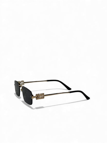 💙 Miu Miu Luxury Rimless Blue Sunglasses