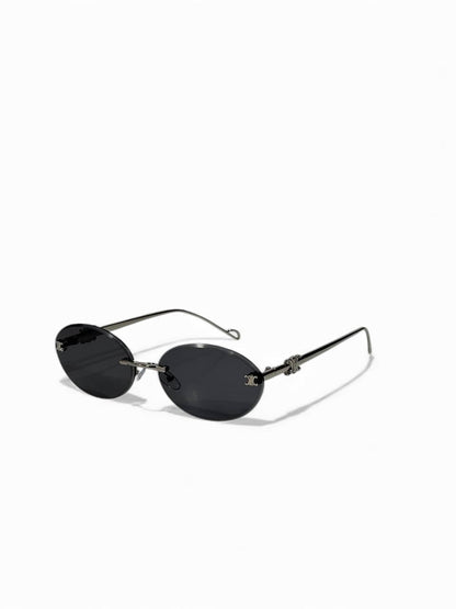 ✨ Celine Oval Slim Metal Sunglasses 🖤 | Parisian Elegance