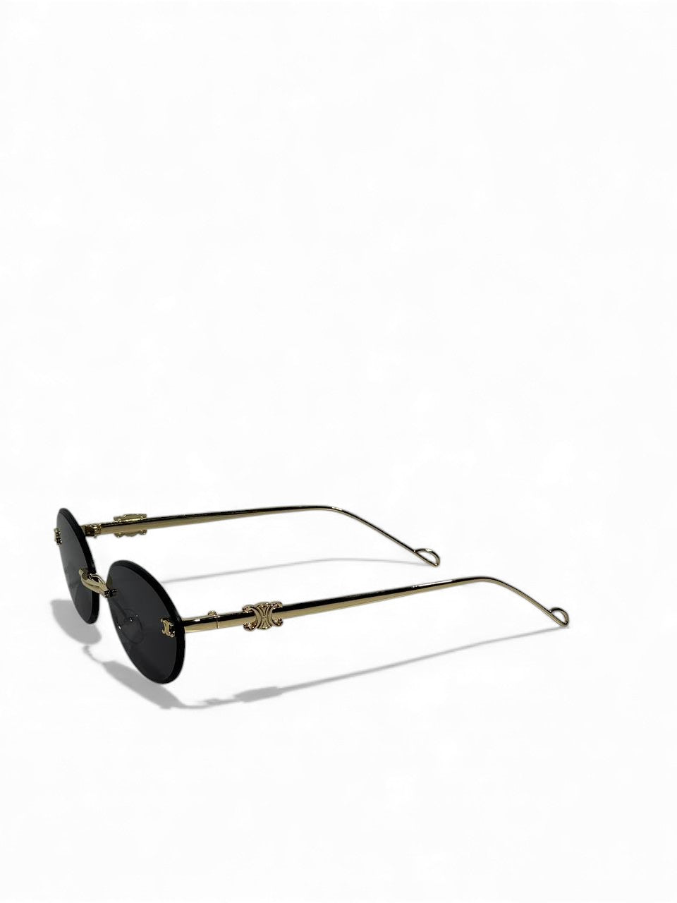 ✨ Celine Triomphe Oval Rimless Sunglasses 🖤 | Iconic Parisian Luxury