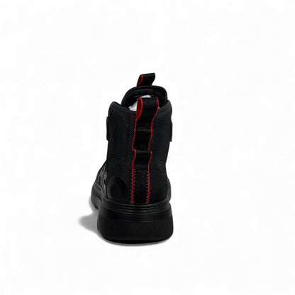 Hugo Black High-Top Street Sneakers 🔥⚫ Premium Urban Performance