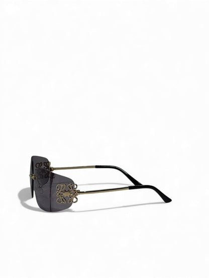 Loewe Butterfly-Edge Rimless Sunglasses 🖤✨ Luxury Statement Shades