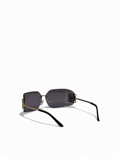 Loewe Butterfly-Edge Rimless Sunglasses 🖤✨ Luxury Statement Shades