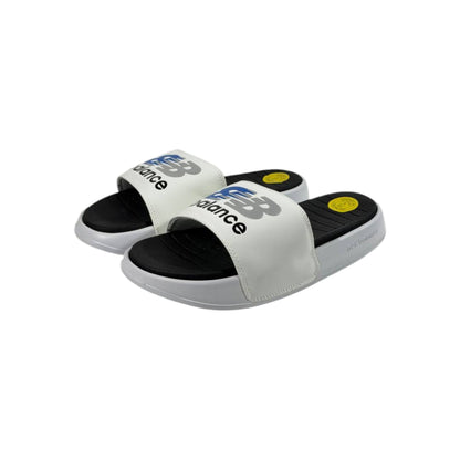 ⚡ New Balance Black & White Comfort Slides – Clean. Classic. Powerful. 🤍🖤