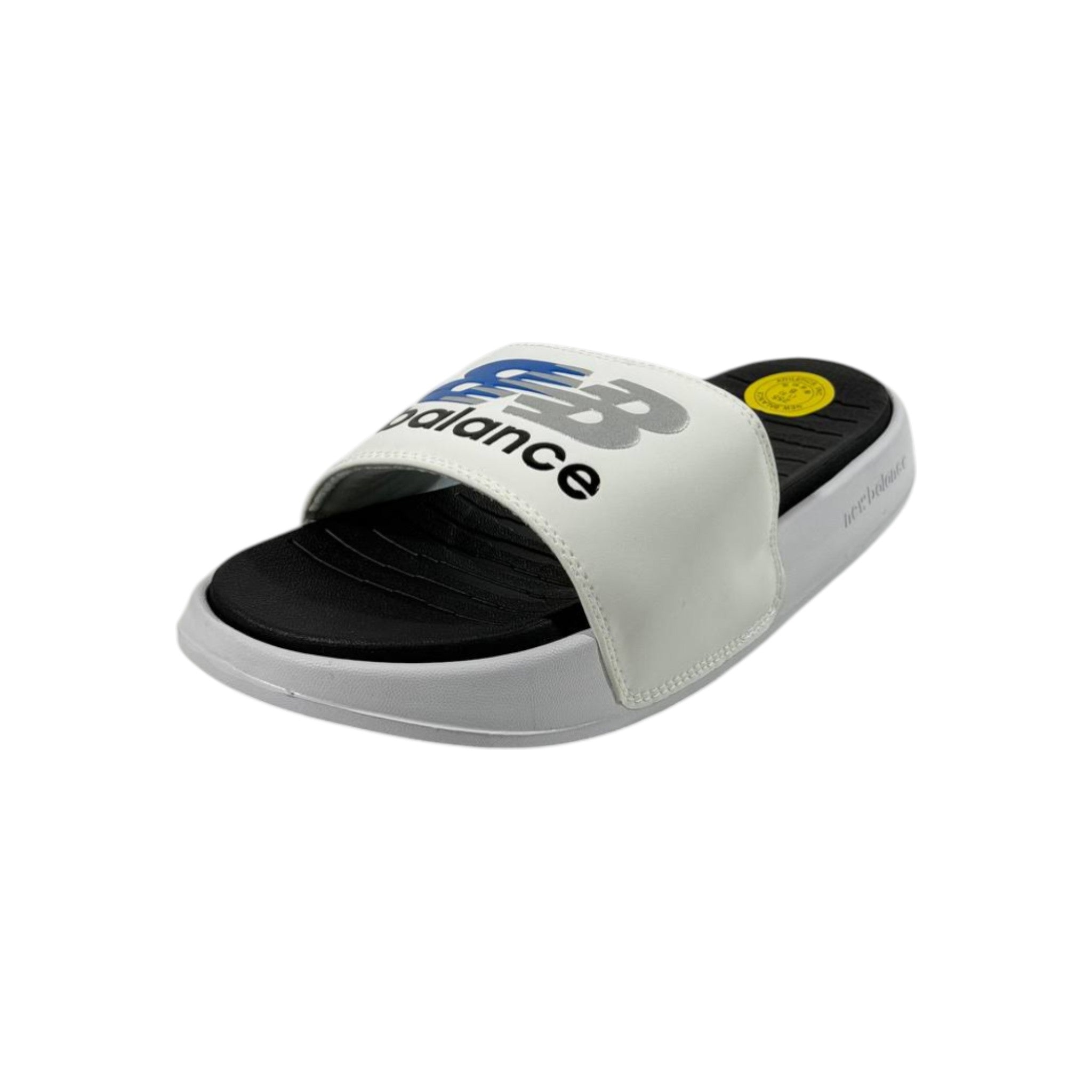 ⚡ New Balance Black & White Comfort Slides – Clean. Classic. Powerful. 🤍🖤